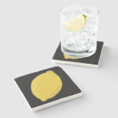 レモン ストーンコースター (横)