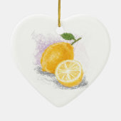 レモン セラミックオーナメント (裏面)