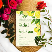 レモン ツリー テーマのシャワー招待状 招待状