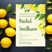 レモン ツリー テーマのシャワー招待状 招待状