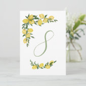 レモン テーブル ナンバーエイト 招待状 (スタンド正面)