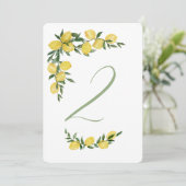 レモン テーブル ナンバー 2 招待状 (スタンド正面)