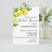 レモン テーマのウェディング シャワーの招待状 招待状 (スタンド正面)