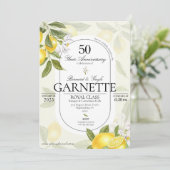 レモン テーマ 結婚記念日 招待状 (スタンド正面)