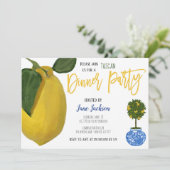 レモン ディナー パーティー 招待状 (スタンド正面)