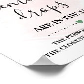 レモン ドロップ ピンク シャワー ゲーム サインの推測 ポスター (角)