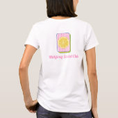 レモン・ドロップ・マティーニ麻雀Tシャツ Tシャツ (裏面)