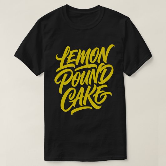 レモン パウンド ケーキ Tシャツ (デザイン正面)