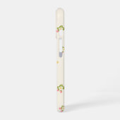 レモン+フラワー+サマー+カスタム+ネームデザイン iPhone 16ケース (左側面)
