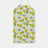 レモン フルーツ パターン オーダーメイド ブライズシャワー 感謝 ギフトタグ (裏面)