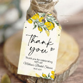 レモン ブライダルシャワーのギフトタグ ギフトタグ