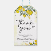 レモン ブライダルシャワーのギフトタグ ギフトタグ (正面)