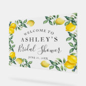 レモン ブライダルシャワー ウェルカムサイン アクリルサイン (傾斜)