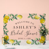 レモン ブライダルシャワー ウェルカムサイン アクリルサイン (ウェディング)