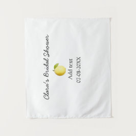 レモン ブライダルシャワー モダン シンプル ミニマル ラスティック b タペストリー