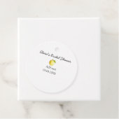 レモン ブライダルシャワー モダン シンプル ミニマル ラスティック b フェイバータグ (インサイチュ)