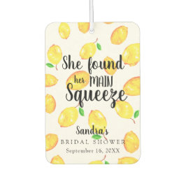 レモン ブライダルシャワー 彼女の大切な人を見つけた カーエアーフレッシュナー