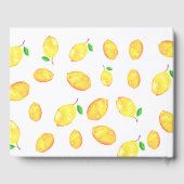 レモン ブライダルシャワー 彼女の大切な人を見つけた ゲストブック (裏面)