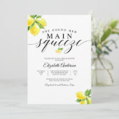 レモン ブライダルシャワー 招待状 (スタンド正面)
