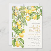 レモン ブライダルシャワー 招待状 (正面)