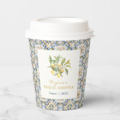 レモン ブライダルシャワー 紙コップ (正面)