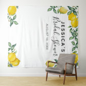 レモン ブライダルシャワー 背景 フォトブース タペストリー (インサイチュ(横))