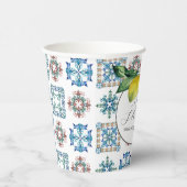 レモン ブライダル シャワー 紙コップ (右)