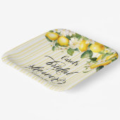 レモン ブランチ メディテレニアン サマー ブライダル シャワー ペーパープレート (傾斜あり)