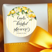 レモン ブランチ メディテレニアン サマー ブライダル シャワー