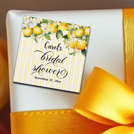 レモン ブランチ 地中海の夏のブライズ シャワー フェイバータグ