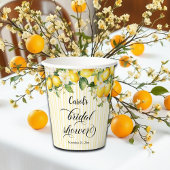 レモン ブランチ 地中海の夏のブライズ シャワー 紙コップ