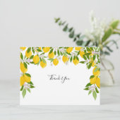 レモン ブロッサム グリーン サンキューカード (スタンド正面)