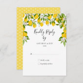 レモン ブロッサム グリーン RSVP (正面/裏面)