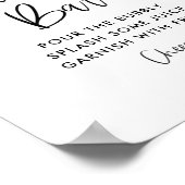 レモン ベイビー シャワー モモサ バー サイン (角)