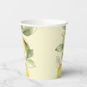 レモン ベイビー シャワー 紙コップ (裏面)