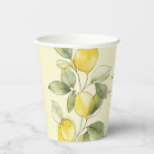 レモン ベイビー シャワー 紙コップ (右)