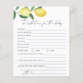 レモン – ベビー予測とアドバイス