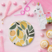 レモン ペーパープレート (パーティー)