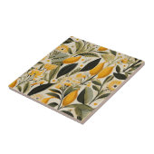 レモン ボタニカル グローブ シームレス タイル (側面)