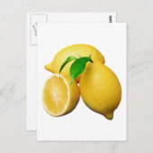 レモン ポストカード (正面/裏面)