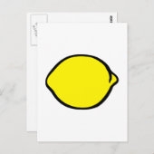 レモン ポストカード (正面/裏面)