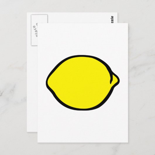 レモン ポストカード (正面/裏面)