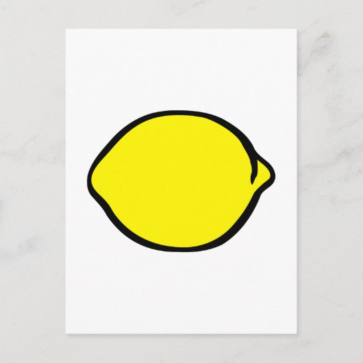 レモン ポストカード (正面)