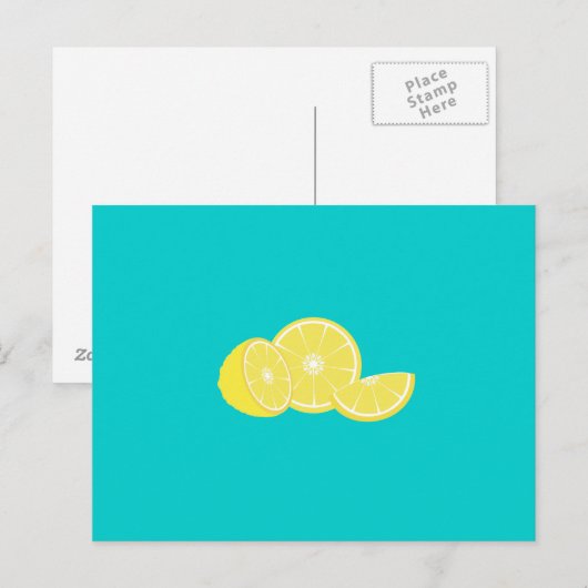 レモン ポストカード (正面/裏面)