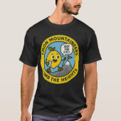 レモン・マウンテニアが高みを目指して登る Tシャツ (正面)