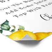 レモン ミモザ バー サイン (角)