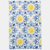 レモン メディテレーニアンタイル キッチンタオル