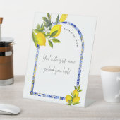 レモン メディテレーニアンブライダルシャワートイレサイン 台座サイン (インサイチュ)