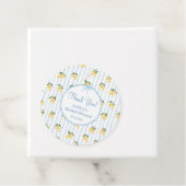 レモン メディテレーニアンブルー ボウ ブライダルシャワー フェイバータグ (インサイチュ)