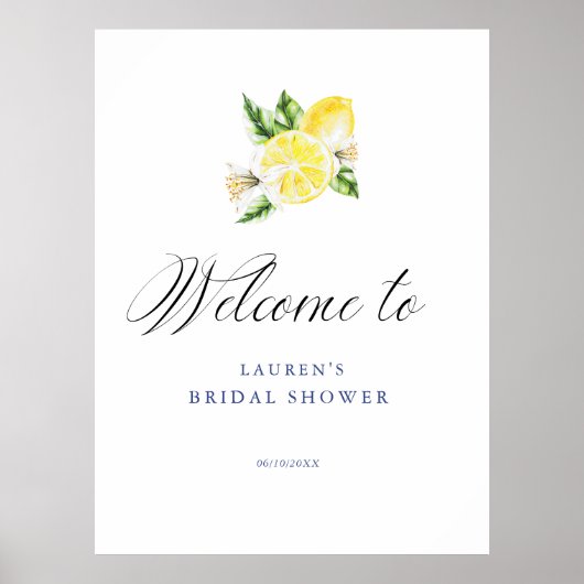 レモン メディテレーニア シャワー ウェルカム ポスター (正面)